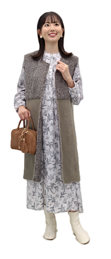 ウィンターモチーフワンピＢＬ / ランドスケープボストンＢＬ / ウィンターモチーフワンピＢＬ / ランドスケープボストンＢＬ / もこもこのボアベストＢＫ / もこもこのボアベストＢＫ